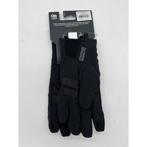 OUTDOOR RESEARCH Sureshot Softshell Gloves Black New Size Large Men’s - Picture 2 of 3
